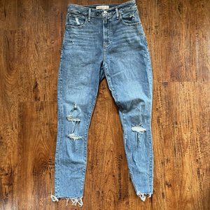Abercrombie & Fitch Women’s Super  Skinny Ankle High Rise Jeans 6/28